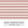 High quality water-soluble transfer paper applied on polymer clay, vibrant detailed pattern