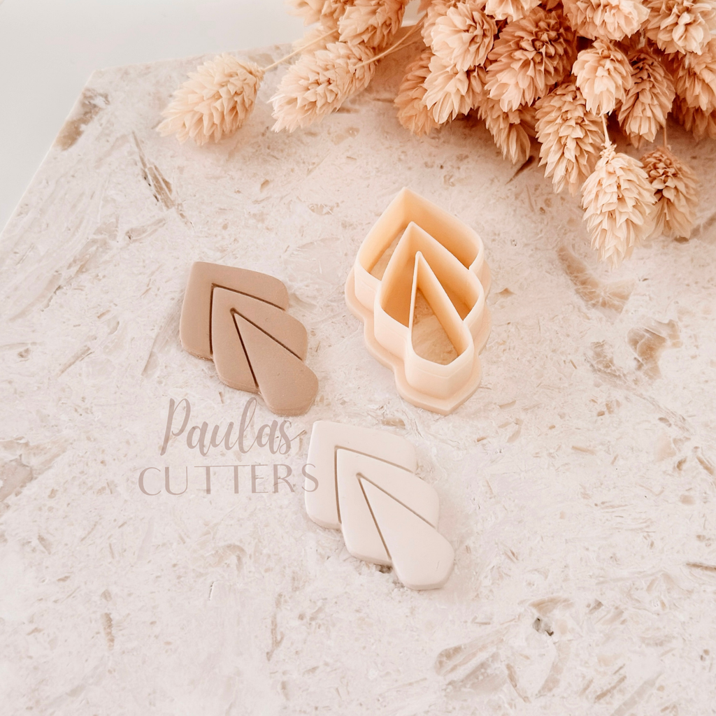 Polymer Clay Cutter, Arch Shapes, Minimal Earring Cutter Tool, Clay Cutters for Jewelry Making, C-01