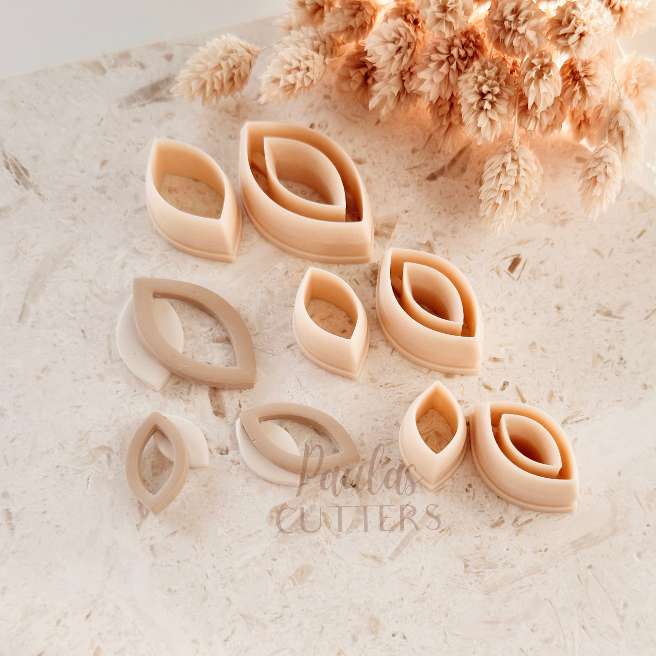Emporte-pièce en pâte polymère – Forme de base – Outil de découpe pour boucles d'oreilles B-17