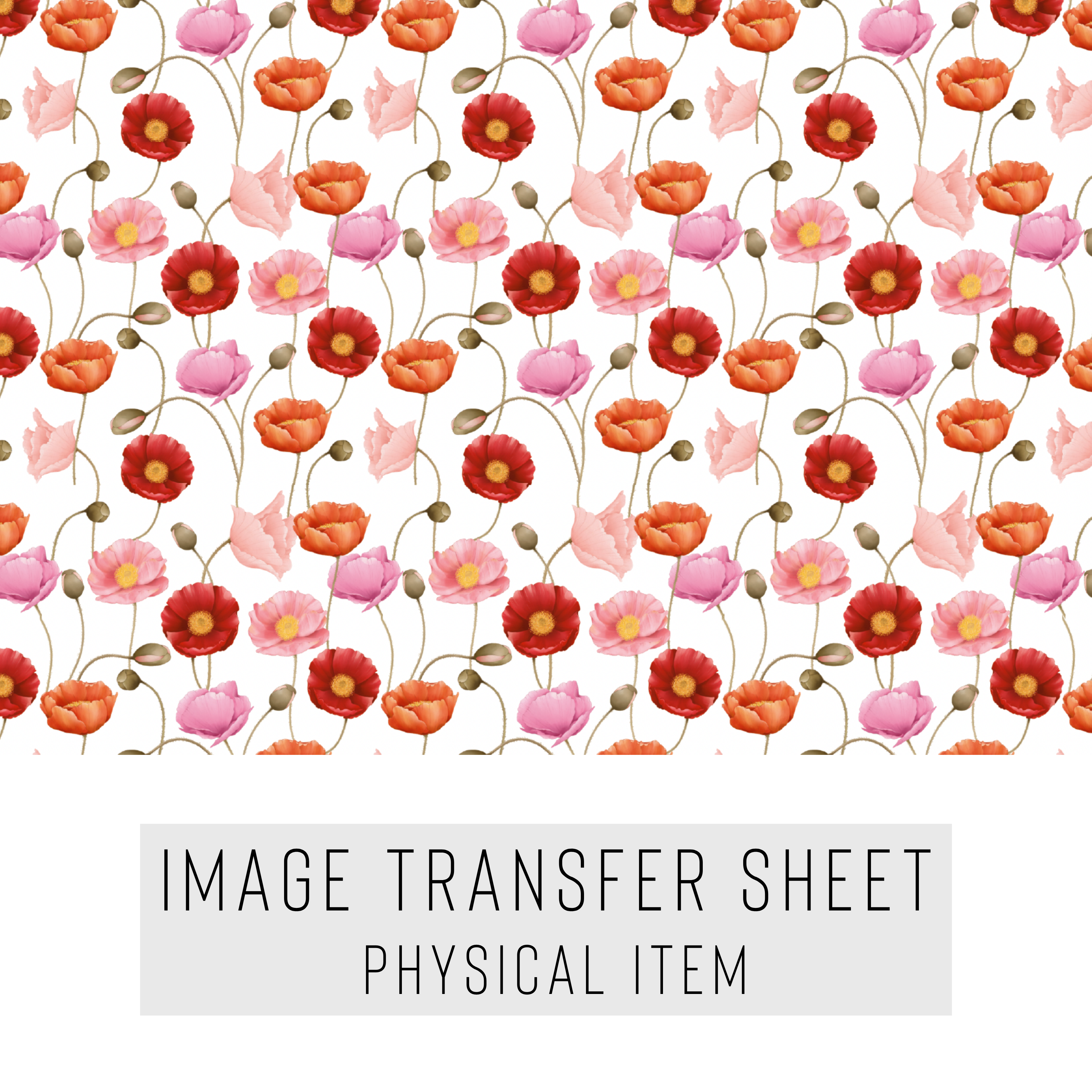 High quality water-soluble transfer paper applied on polymer clay, vibrant detailed pattern
