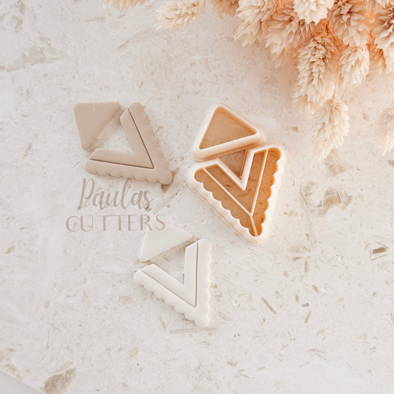 Polymer Clay Cutter, Triangle V Shape, Modern Earring Cutter Tool, Clay Cutter for Jewelry, A-09
