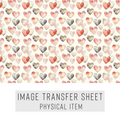 High quality water-soluble transfer paper applied on polymer clay, vibrant detailed pattern