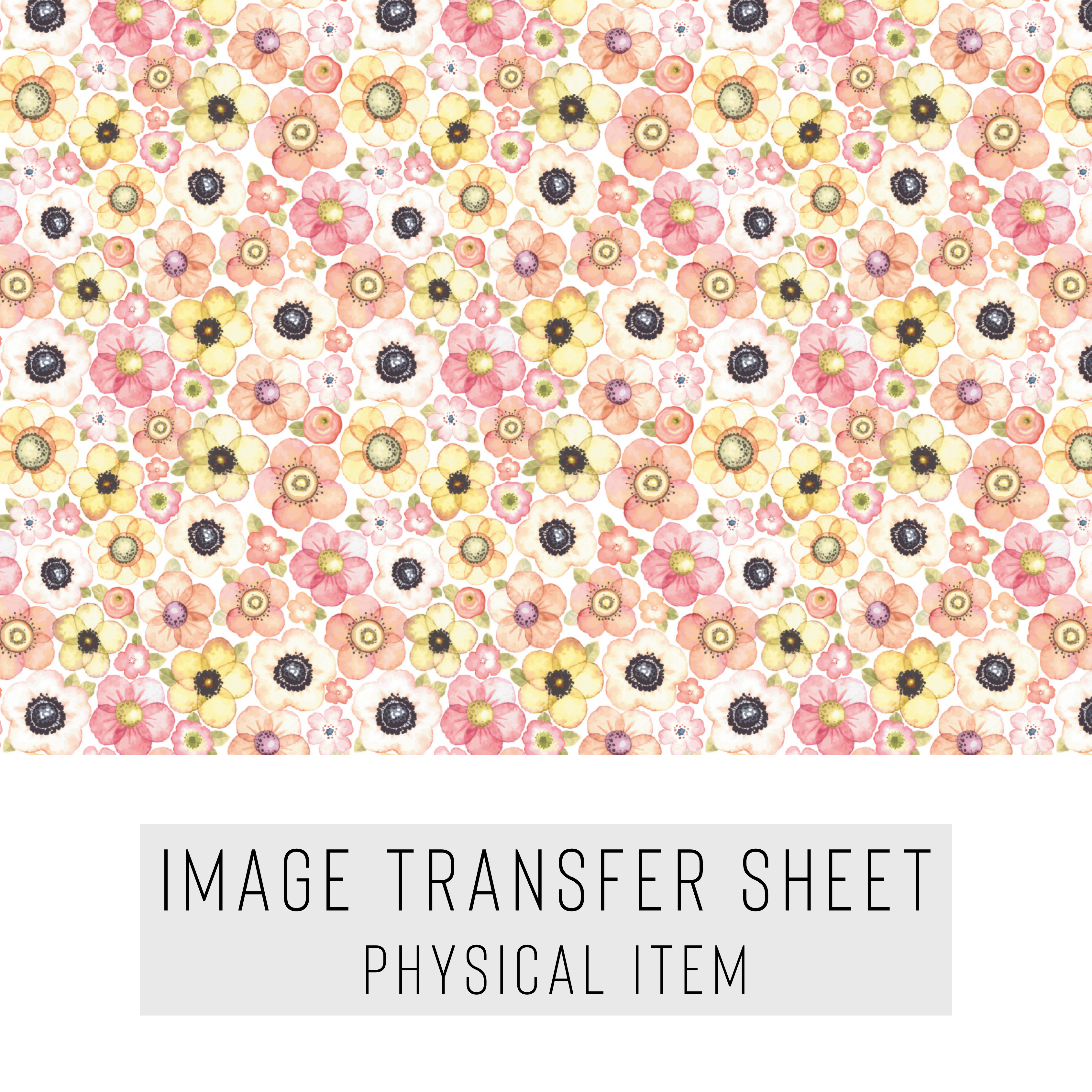 High quality water-soluble transfer paper applied on polymer clay, vibrant detailed pattern