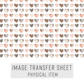 High quality water-soluble transfer paper applied on polymer clay, vibrant detailed pattern