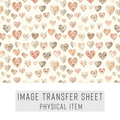High quality water-soluble transfer paper applied on polymer clay, vibrant detailed pattern