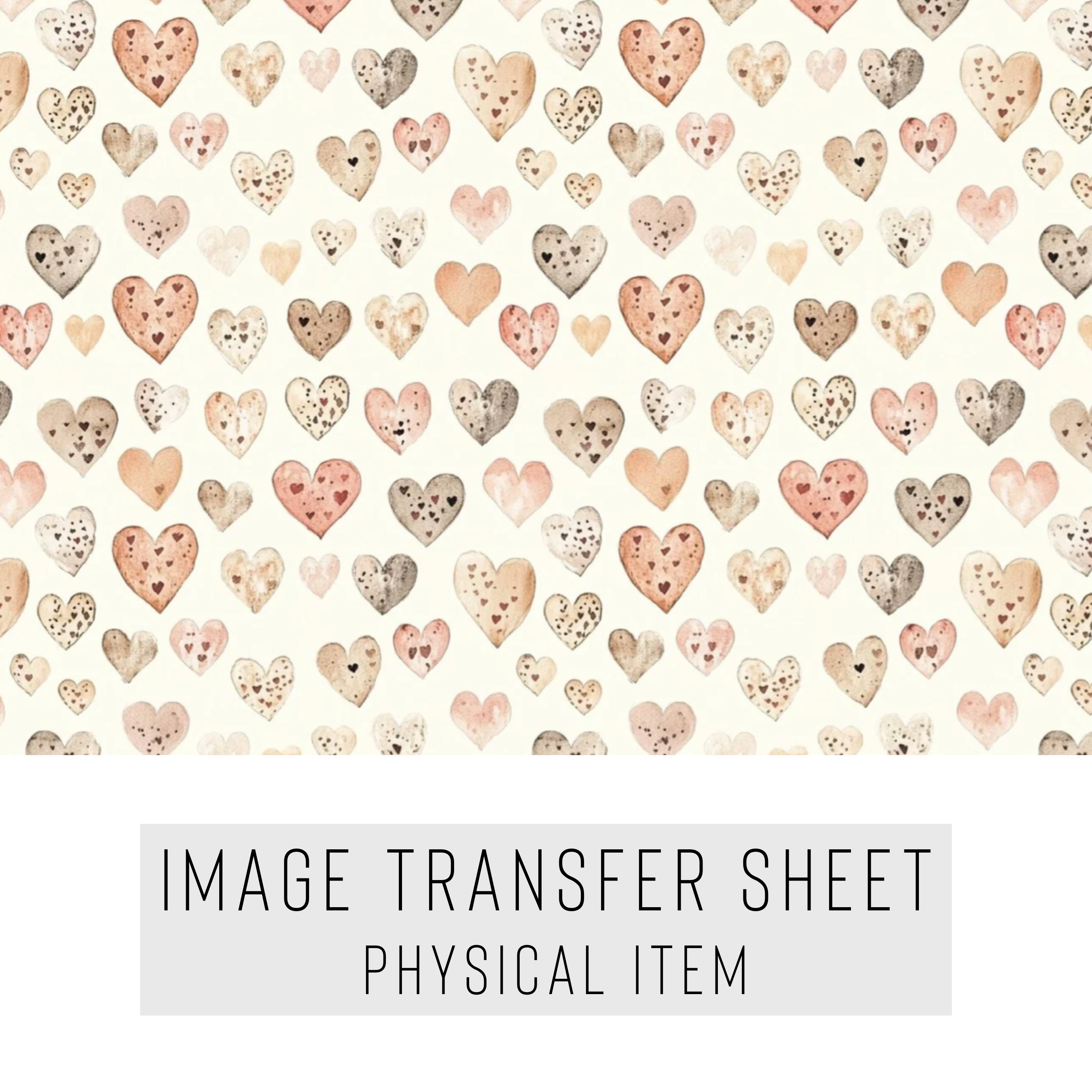 High quality water-soluble transfer paper applied on polymer clay, vibrant detailed pattern