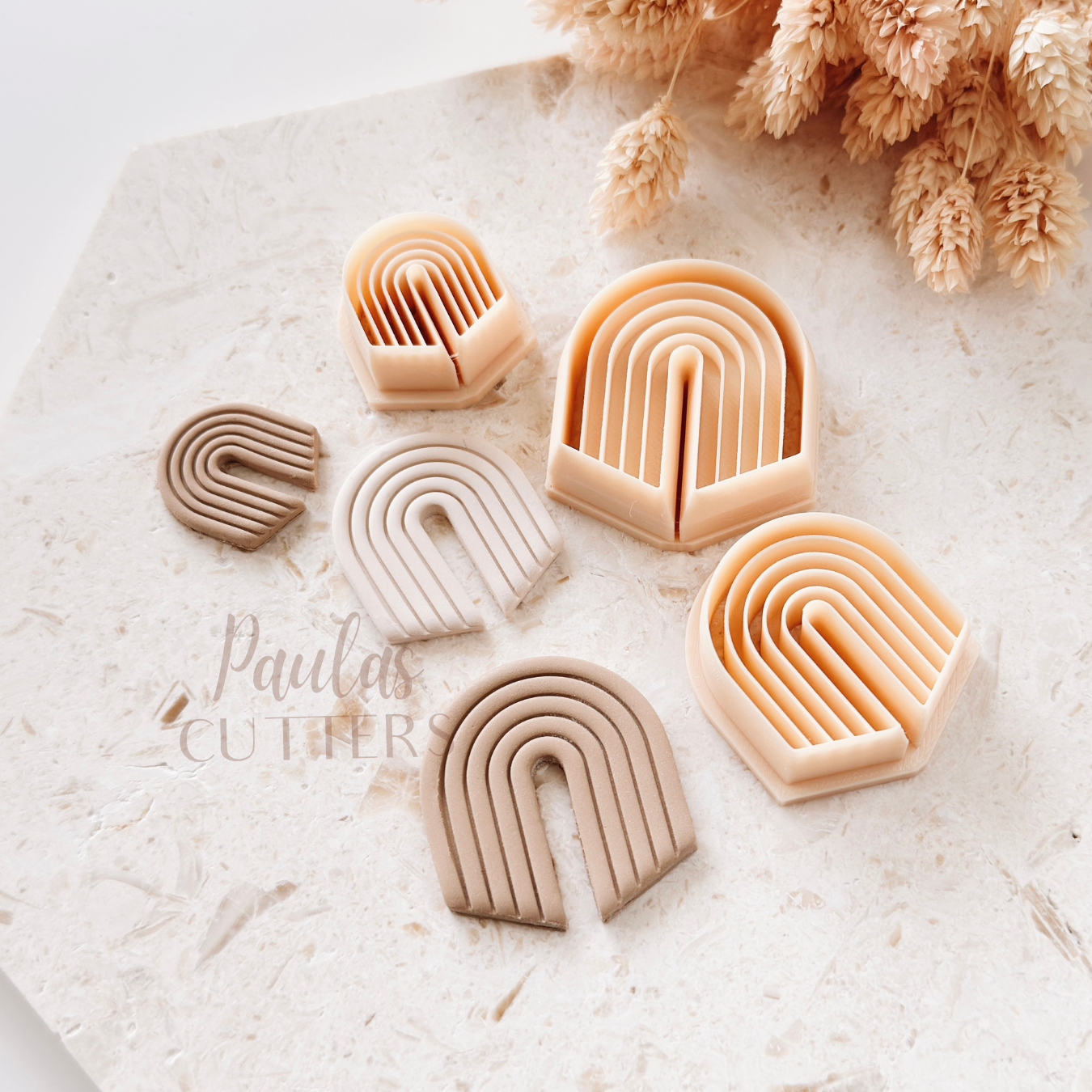 Polymer Clay Cutter, Arch Shapes, Earring Cutter Tool, Clay Cutters for Jewelry Making, F-25