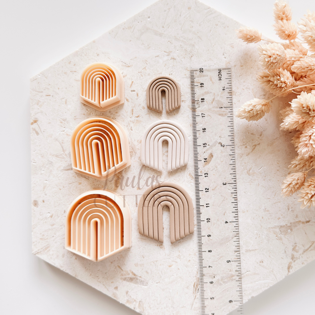 Polymer Clay Cutter, Arch Shapes, Earring Cutter Tool, Clay Cutters for Jewelry Making, F-25