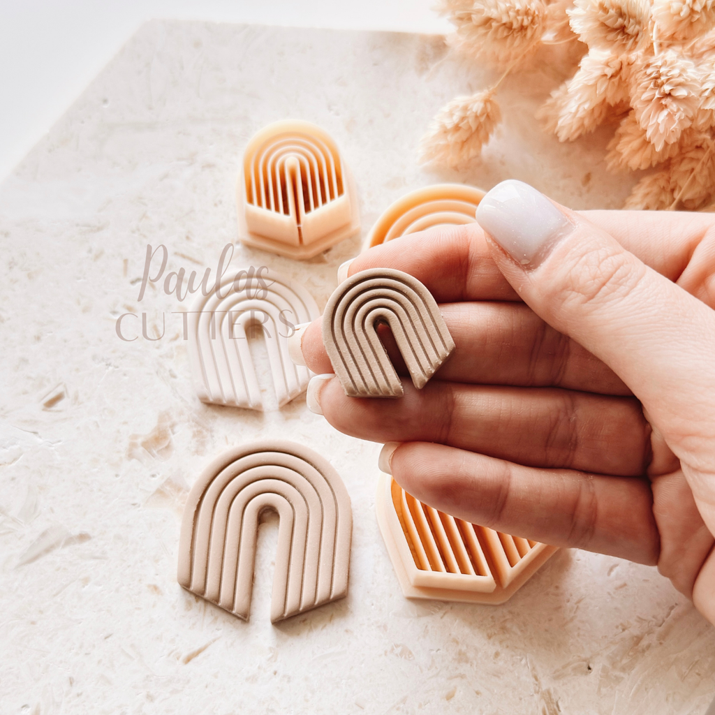 Polymer Clay Cutter, Arch Shapes, Earring Cutter Tool, Clay Cutters for Jewelry Making, F-25