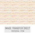 High quality water-soluble transfer paper applied on polymer clay, vibrant detailed pattern