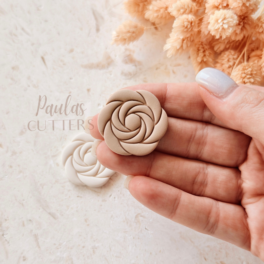 Polymer Clay Cutter, Rose Flower Shape, Floral Earring Cutter Tool, Clay Cutter for Jewelry Making, A-21