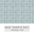 High quality water-soluble transfer paper applied on polymer clay, vibrant detailed pattern