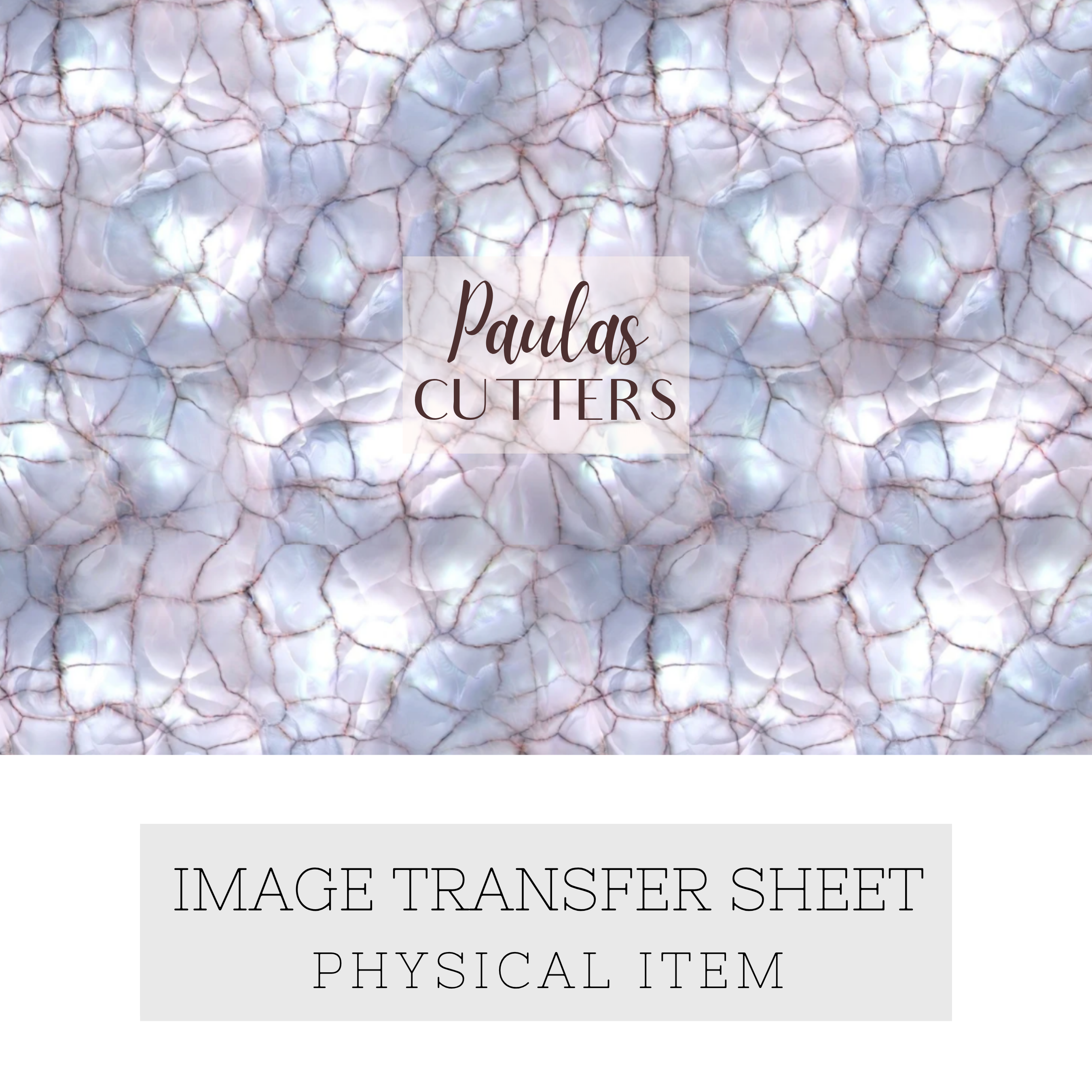 Papier transfert pour pâte polymère – Feuille hydrosoluble TP-455