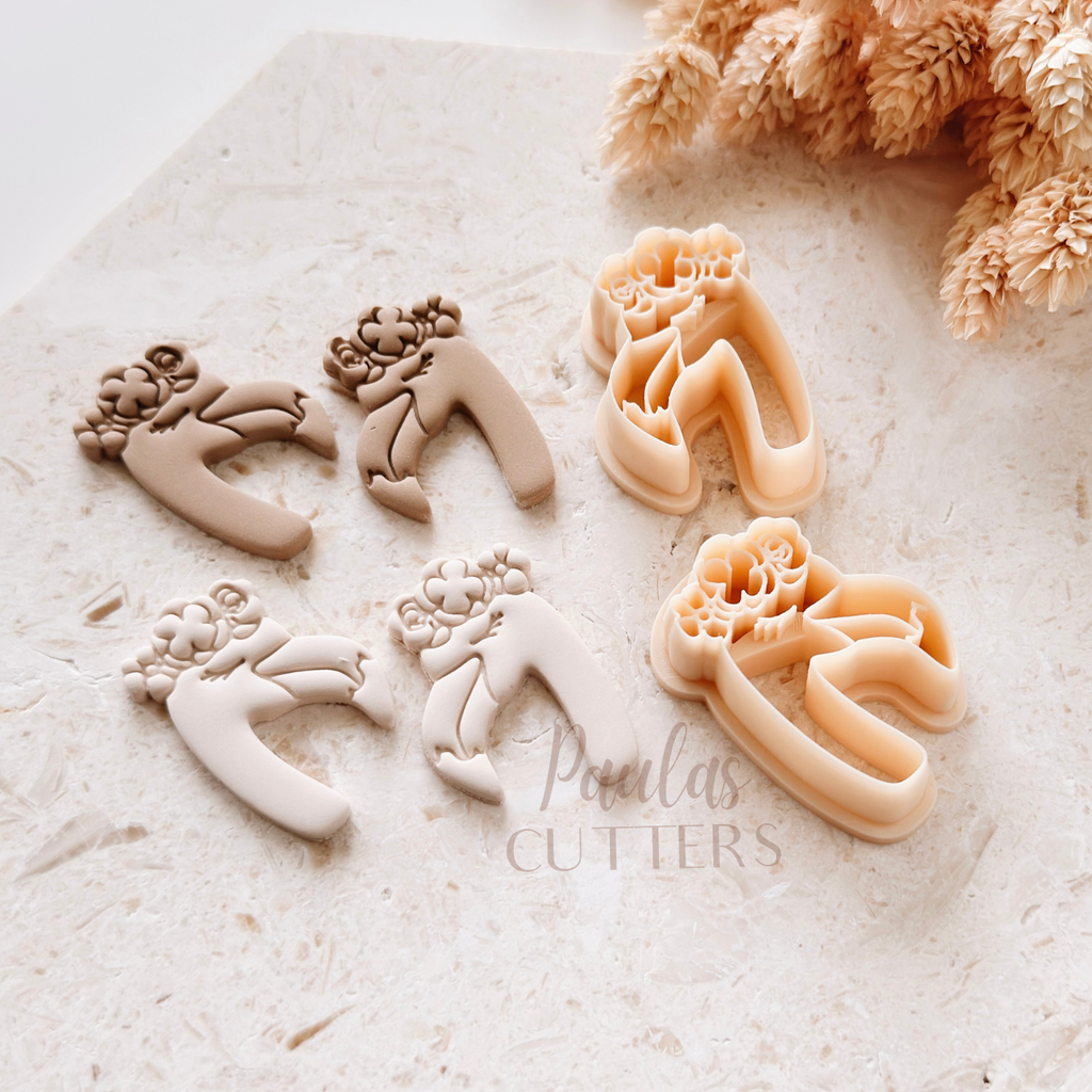 Polymer Clay Cutter, Abstract Figure Shapes, Modern Earring Cutter Tool, Clay Cutters for Jewelry, F-12