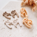 Polymer Clay Cutter, Abstract Figure Shapes, Modern Earring Cutter Tool, Clay Cutters for Jewelry, F-12