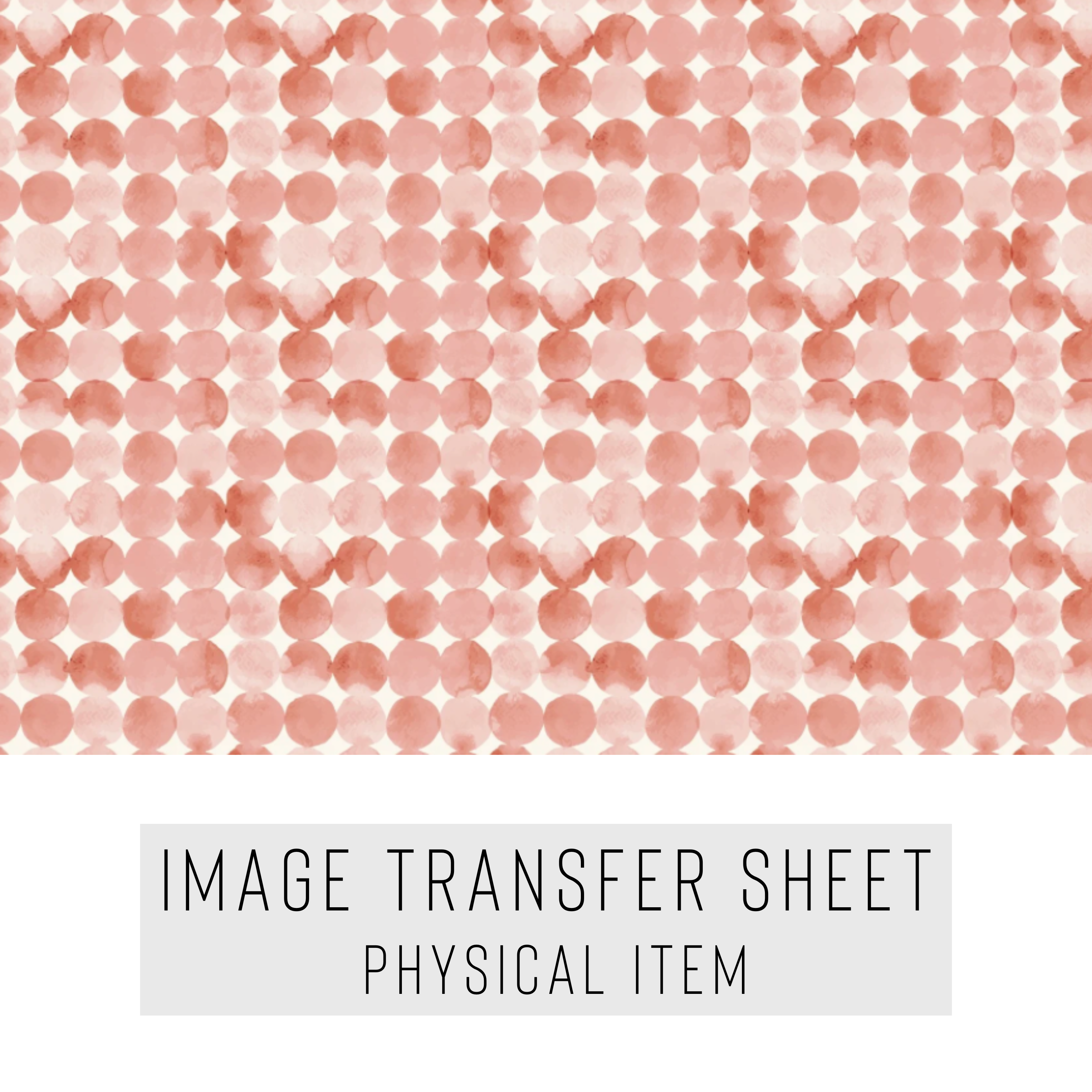 High quality water-soluble transfer paper applied on polymer clay, vibrant detailed pattern