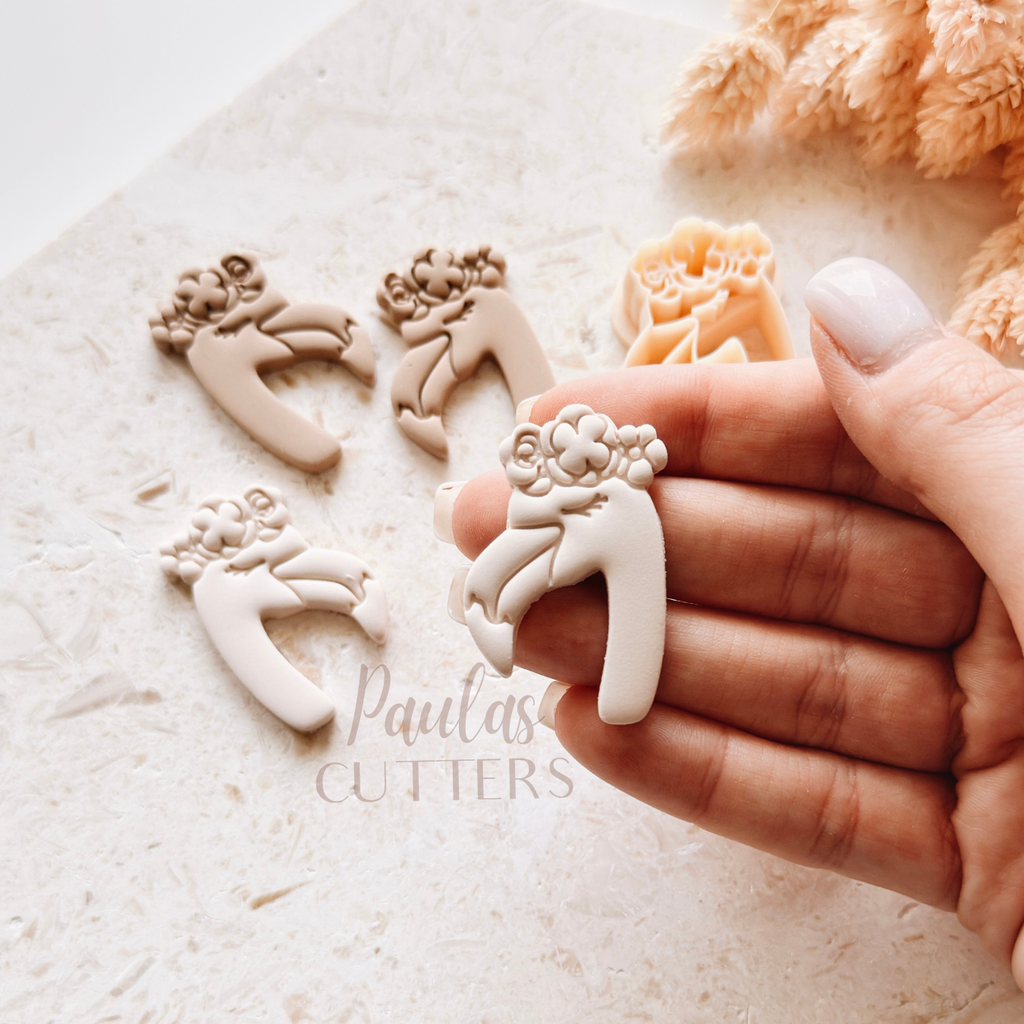 Polymer Clay Cutter, Abstract Figure Shapes, Modern Earring Cutter Tool, Clay Cutters for Jewelry, F-12