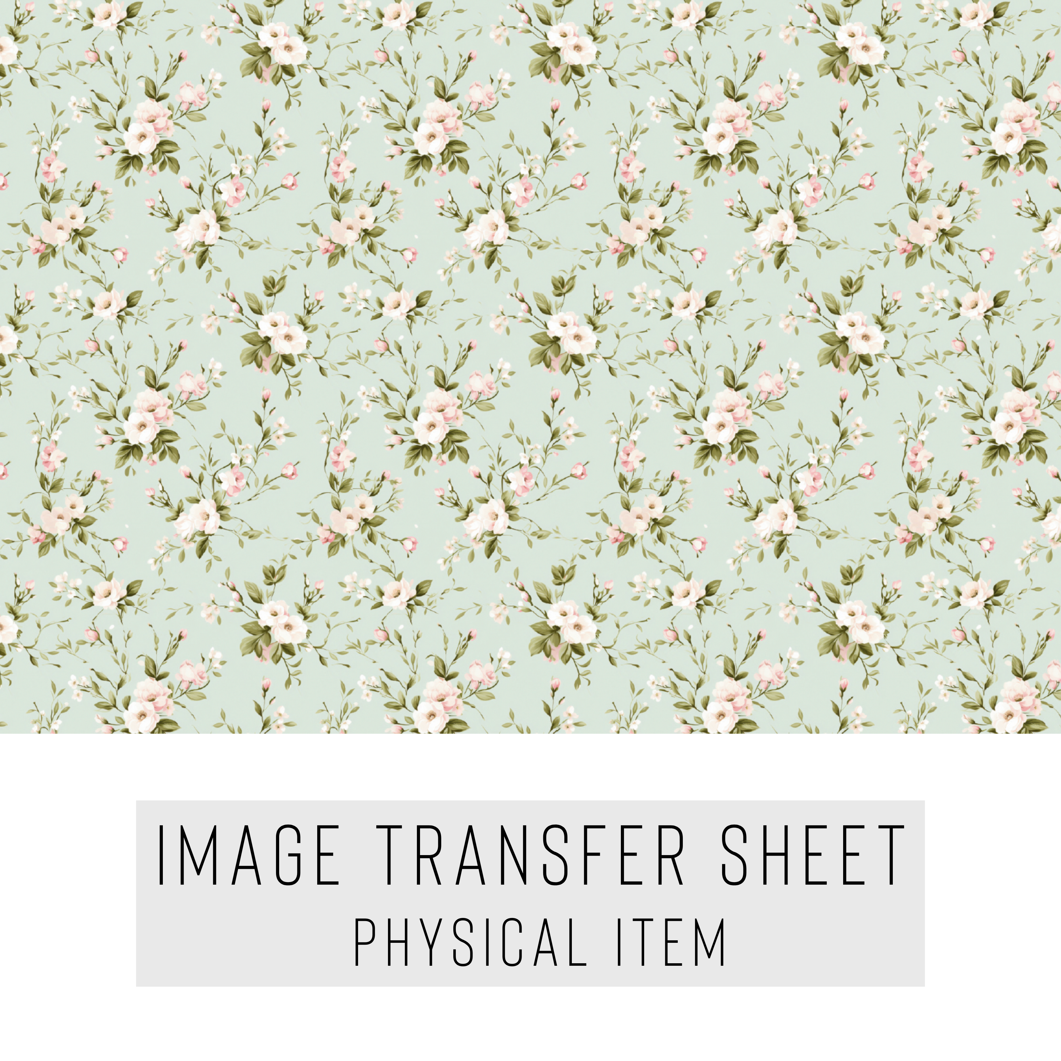 High quality water-soluble transfer paper applied on polymer clay, vibrant detailed pattern