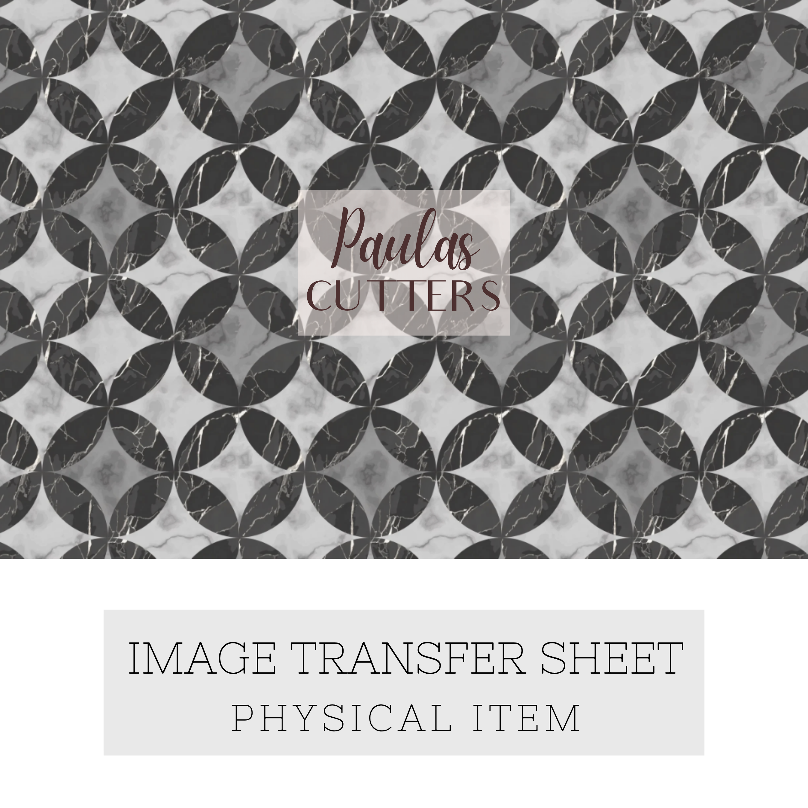 Papier transfert pour pâte polymère – Feuille hydrosoluble TP-455