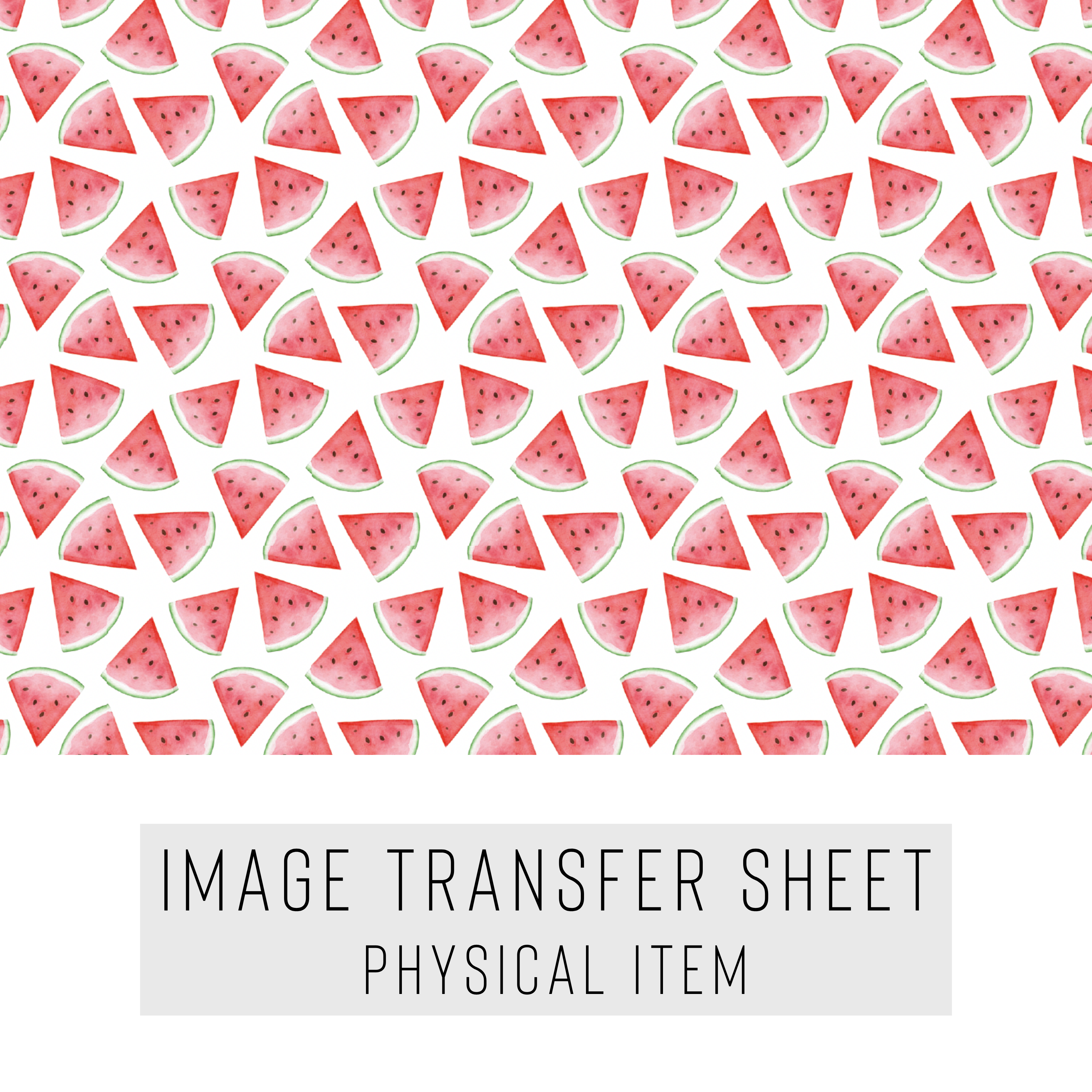 High quality water-soluble transfer paper applied on polymer clay, vibrant detailed pattern
