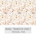 High quality water-soluble transfer paper applied on polymer clay, vibrant detailed pattern