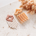 Polymer Clay Cutter, Square Shapes, Geometric Earring Cutter Tool, Clay Cutters for Jewelry Making, C-07