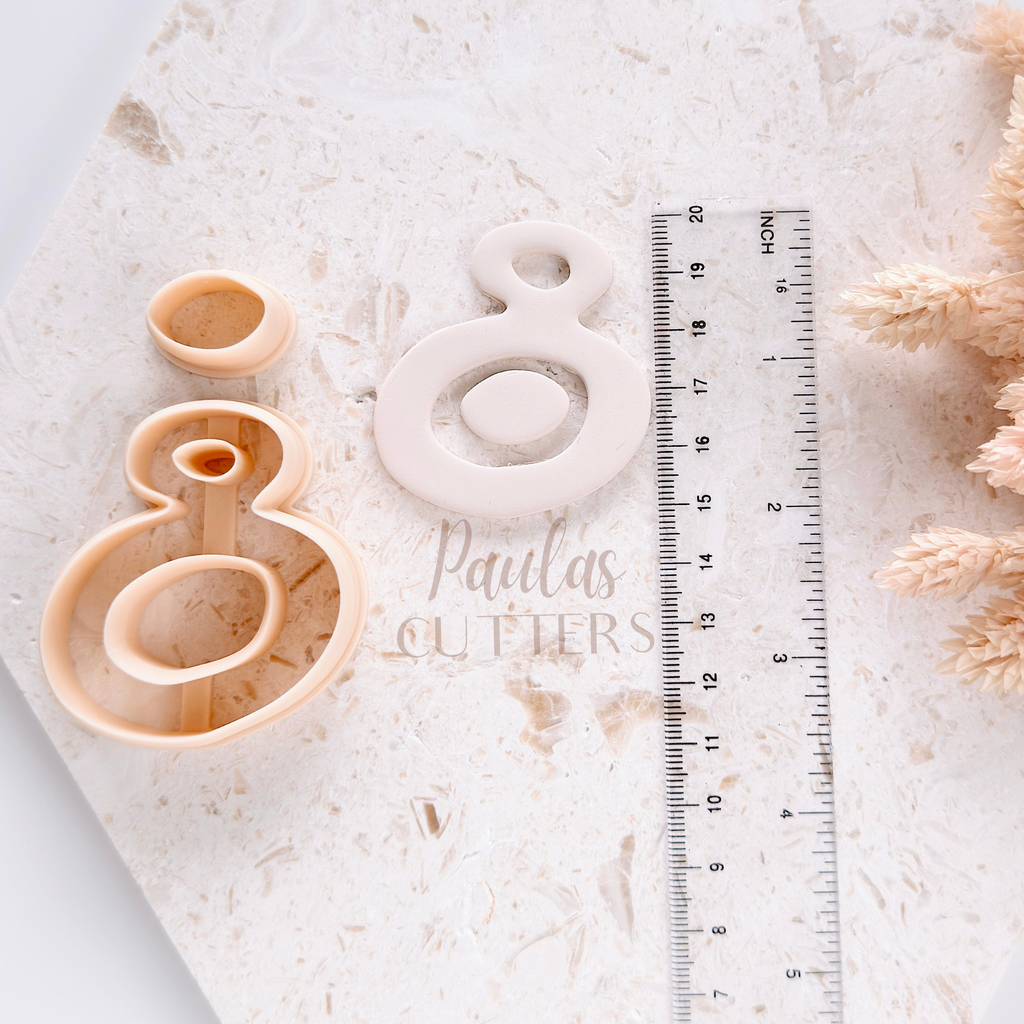 Cortador de arcilla polimérica – Forma básica – Herramienta de corte de aretes F-14
