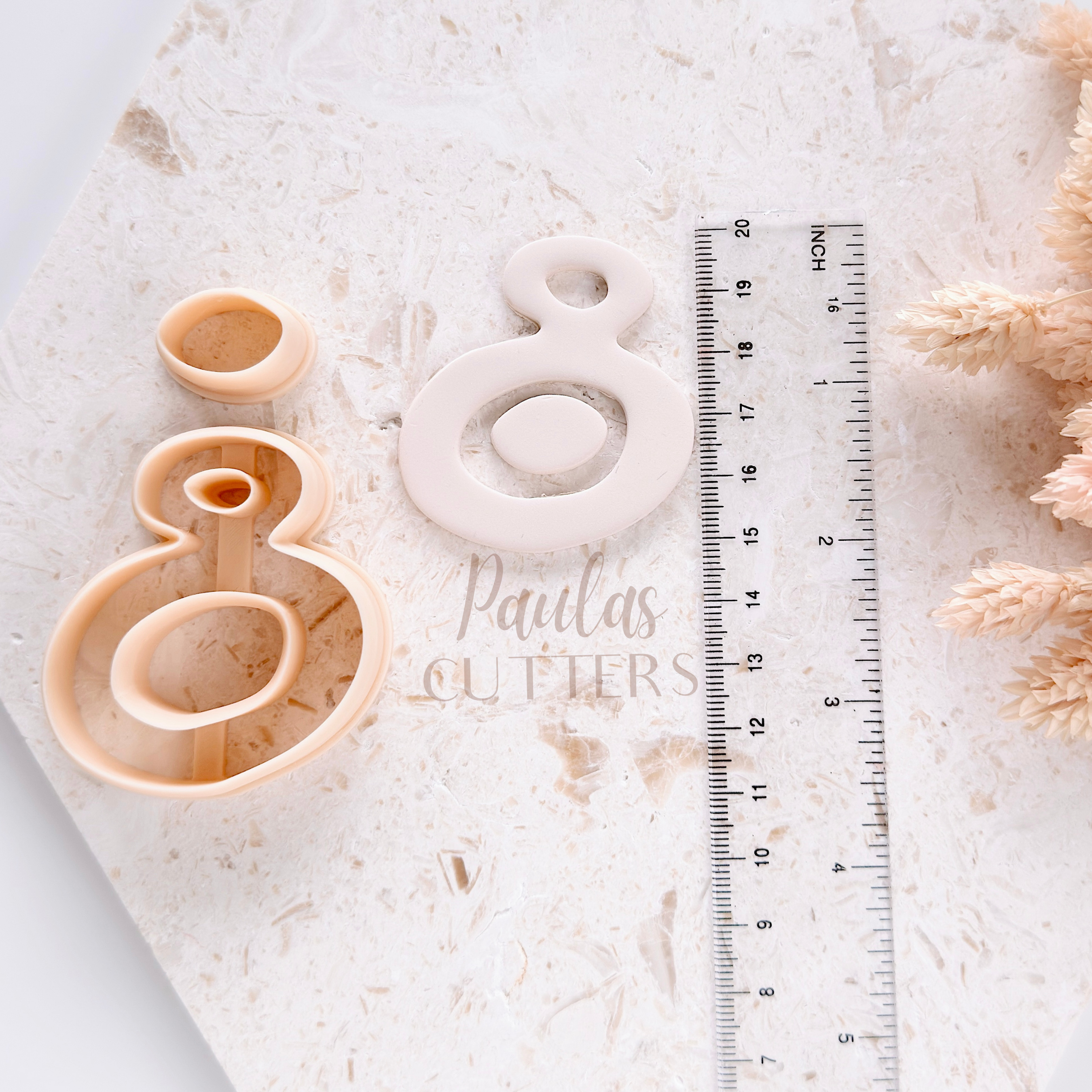 Cortador de arcilla polimérica – Forma básica – Herramienta de corte de aretes F-14