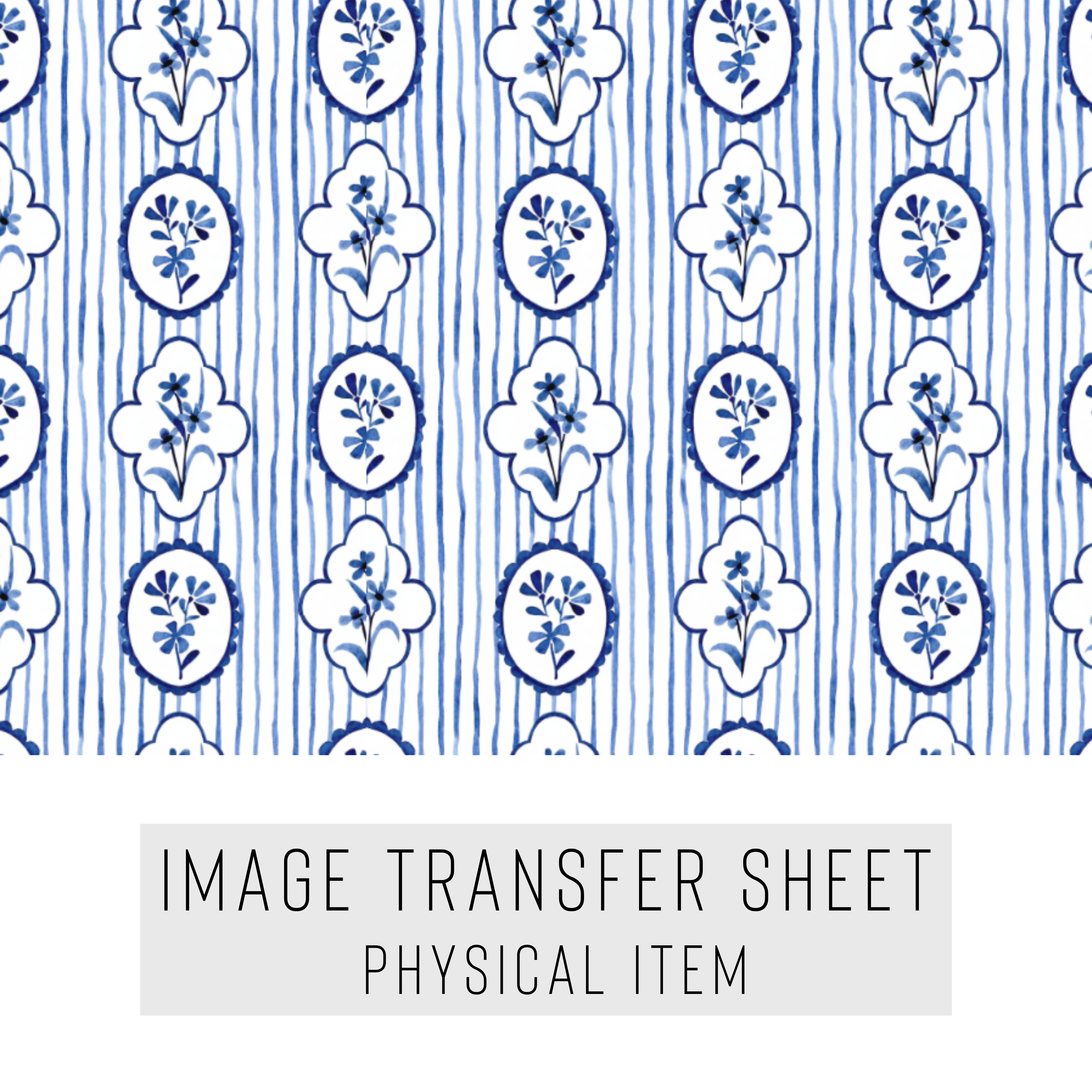High quality water-soluble transfer paper applied on polymer clay, vibrant detailed pattern
