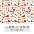 High quality water-soluble transfer paper applied on polymer clay, vibrant detailed pattern