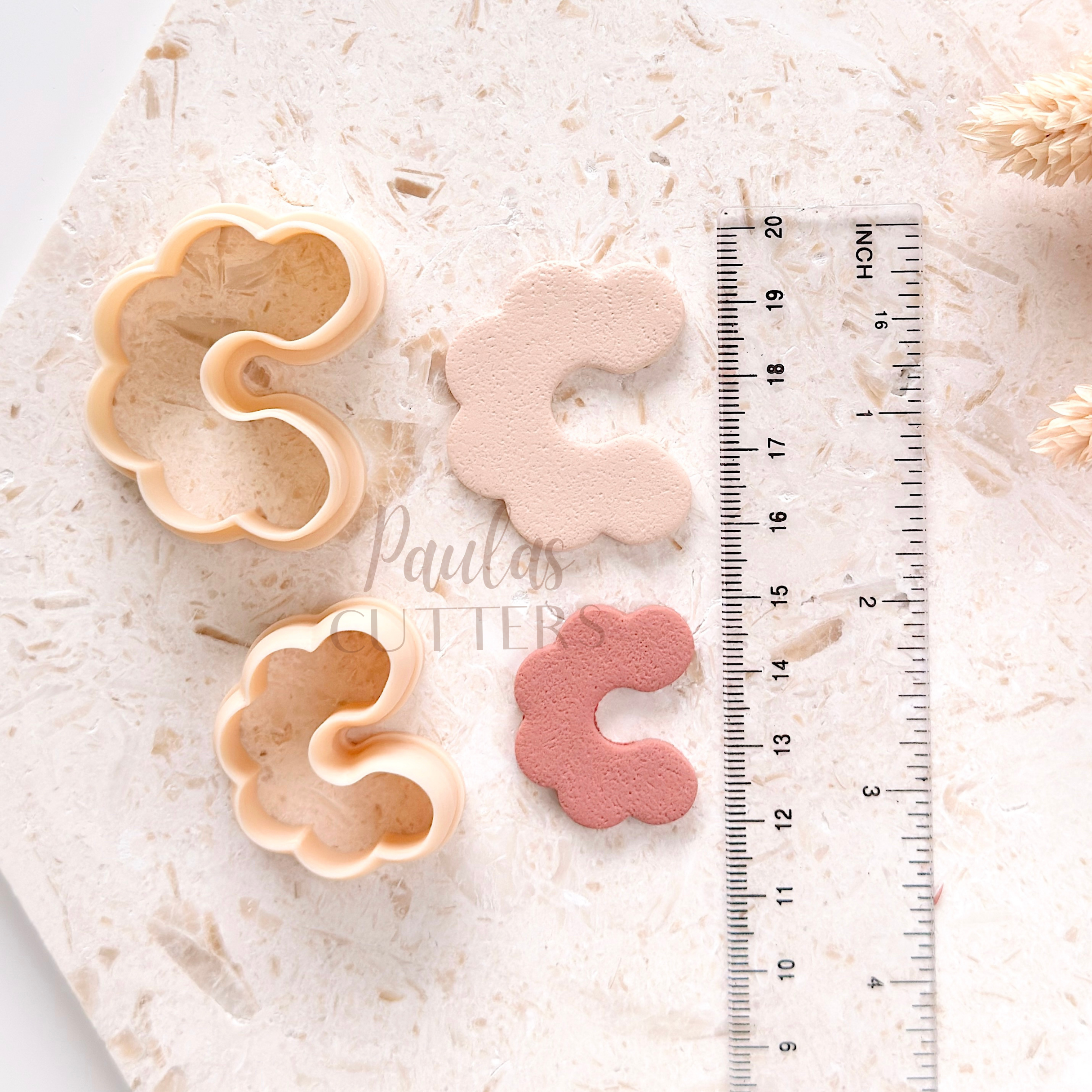 Polymer Clay Cutter, Flower Shapes, Bold Earring Cutter Tool, Clay Cutters for Jewelry Making, H-24
