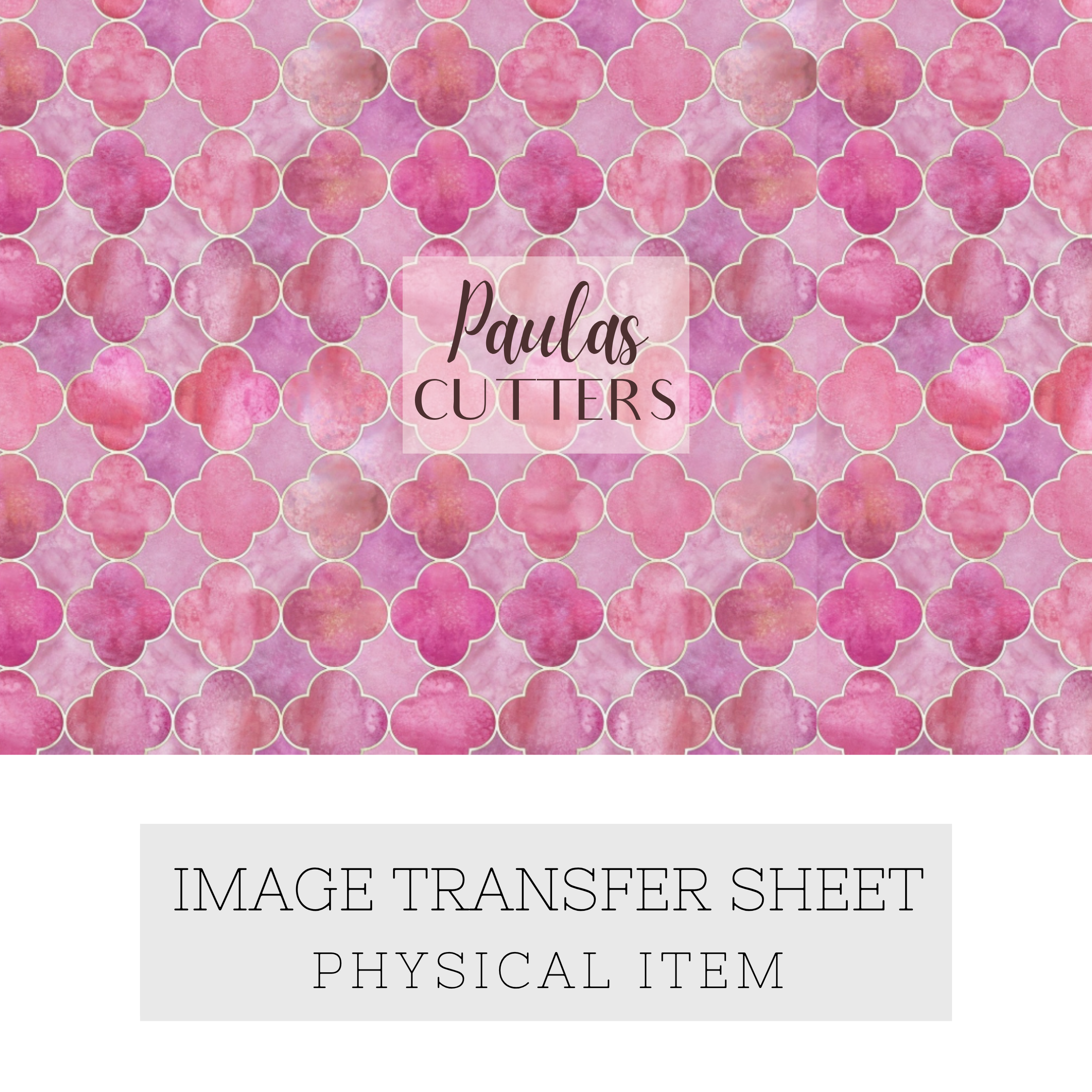 Papier transfert pour pâte polymère – Feuille hydrosoluble TP-455