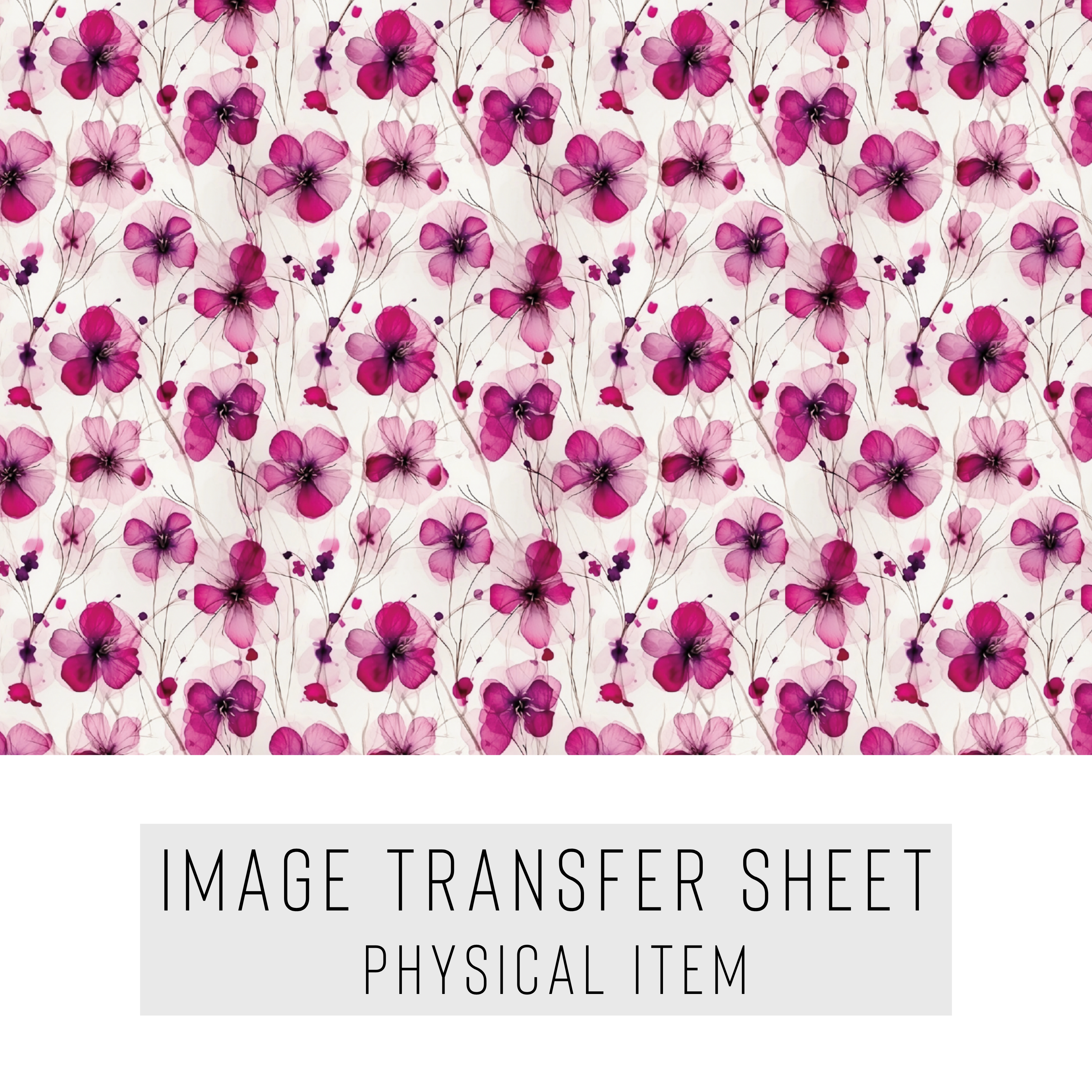 High quality water-soluble transfer paper applied on polymer clay, vibrant detailed pattern
