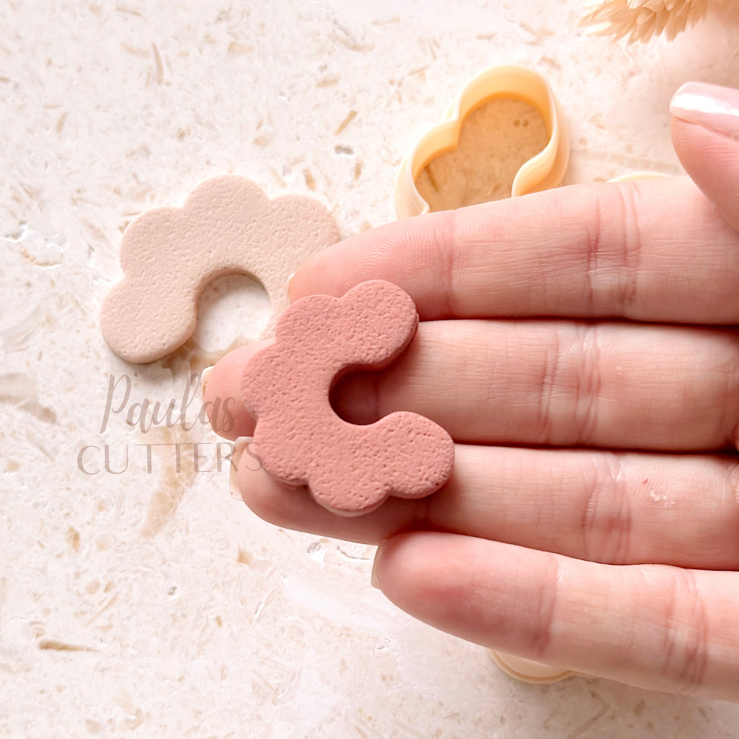 Polymer Clay Cutter, Flower Shapes, Bold Earring Cutter Tool, Clay Cutters for Jewelry Making, H-24