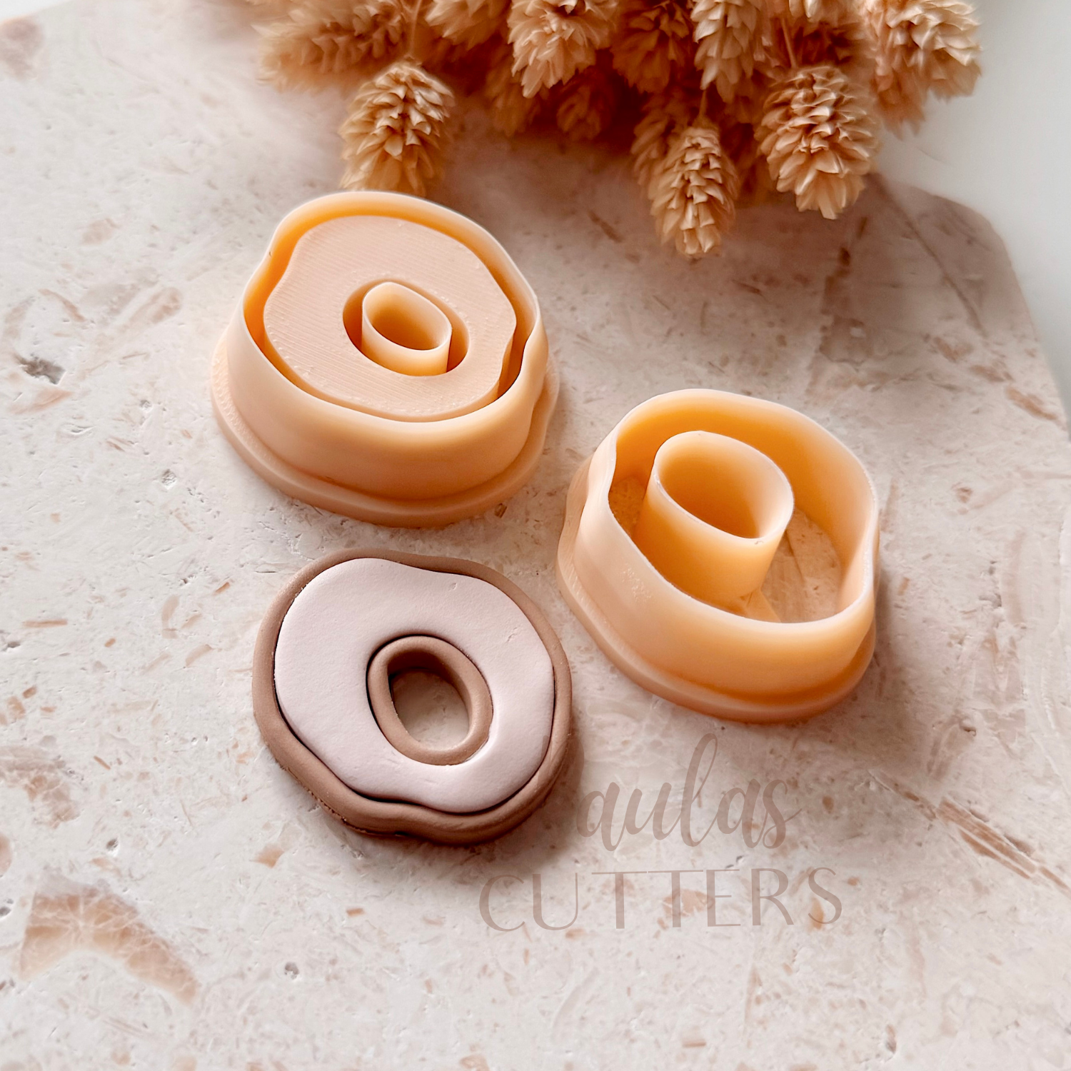 Emporte-pièce pour argile polymère – Forme de base – Outil pour boucles d'oreilles V-29