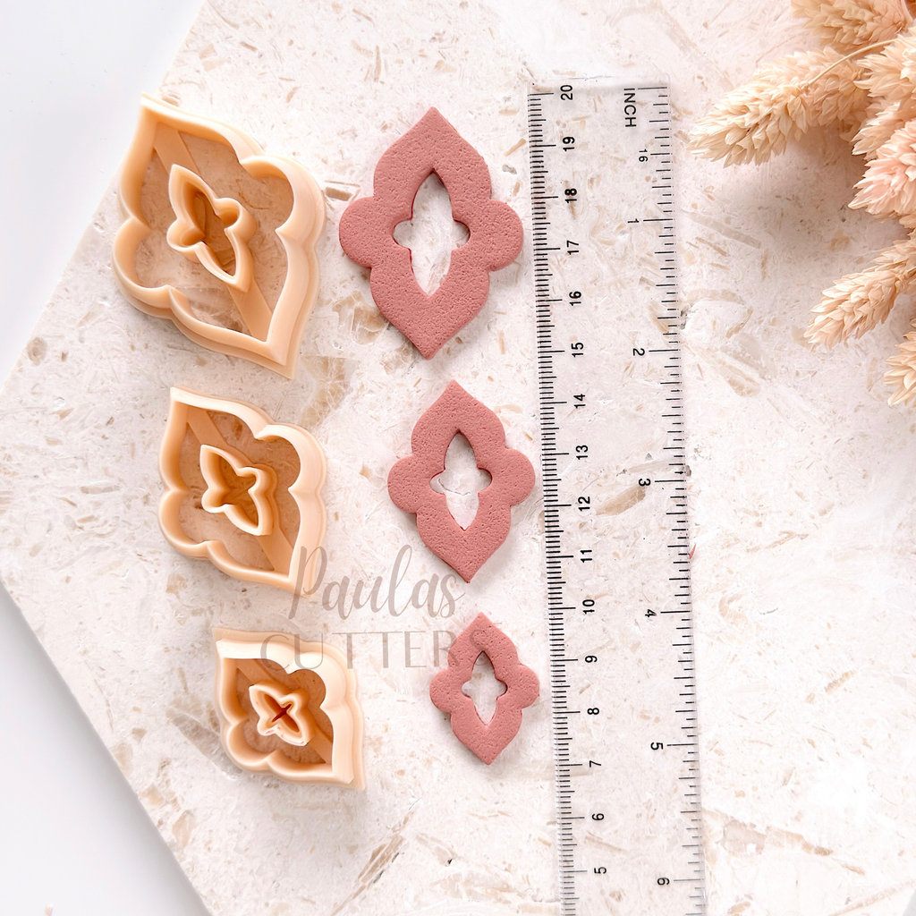 Polymer Clay Cutter, Geometric Shapes, Earring Cutter Tool, Clay Cutters for Jewelry Making, H-04