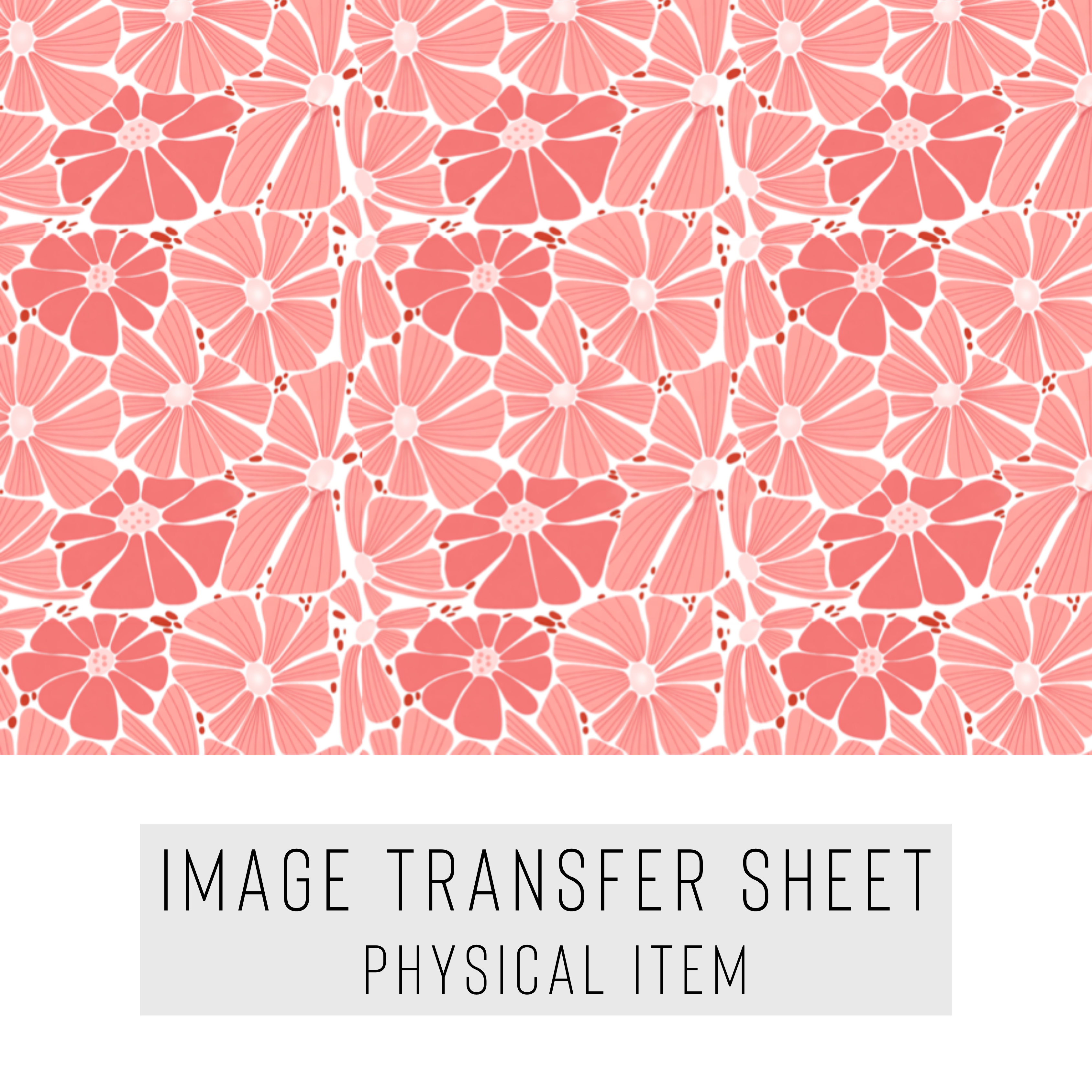 High quality water-soluble transfer paper applied on polymer clay, vibrant detailed pattern