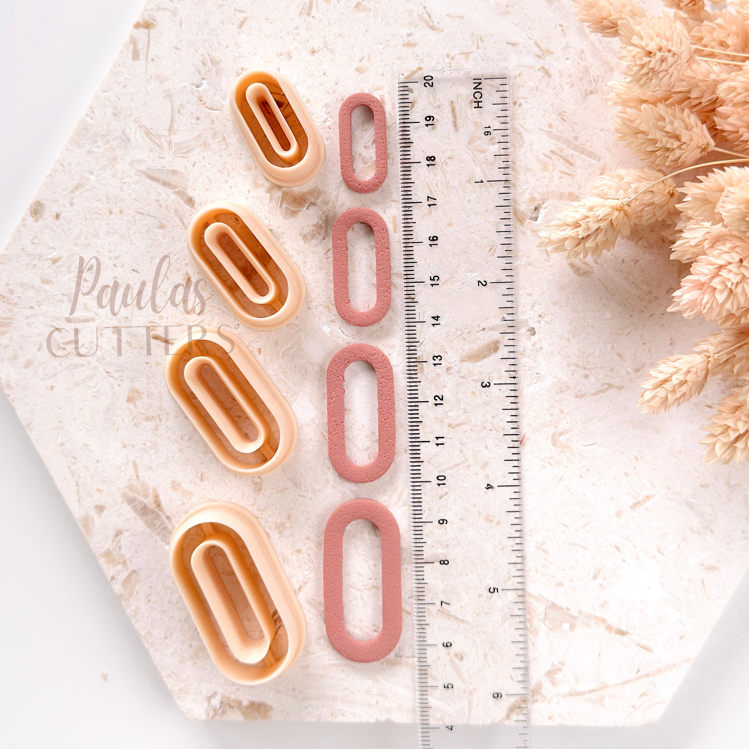 Emporte-pièce en pâte polymère – Forme de base – Outil pour boucles d'oreilles G-20