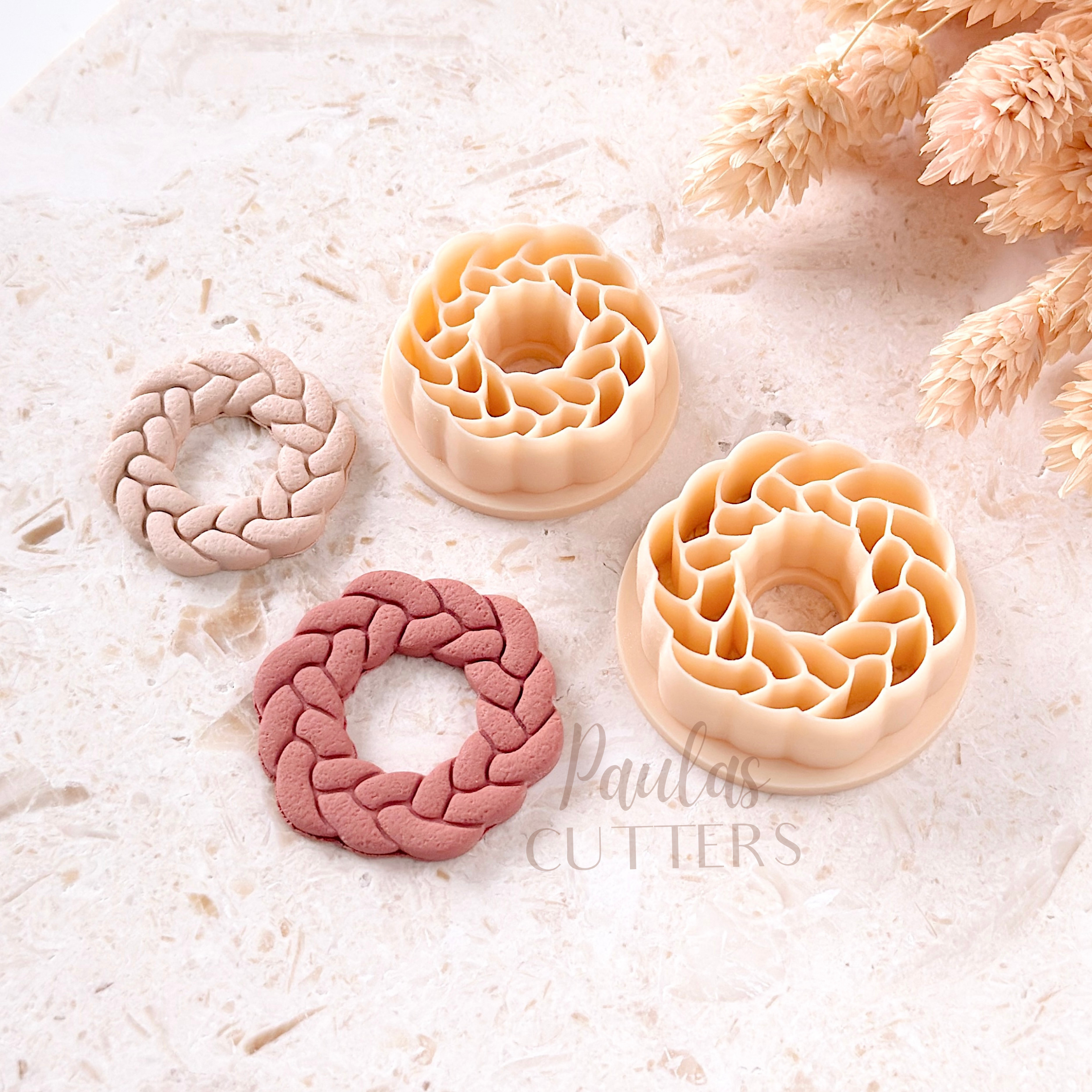 Polymer Clay Cutter, Round Shapes, Floral Earring Cutter Tool, Clay Cutters for Jewelry Making, G-28