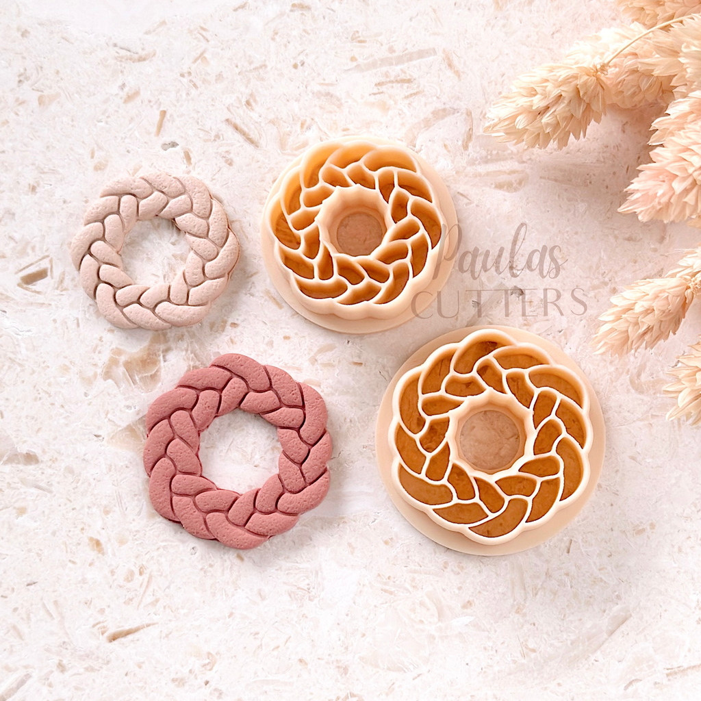 Polymer Clay Cutter, Round Shapes, Floral Earring Cutter Tool, Clay Cutters for Jewelry Making, G-28