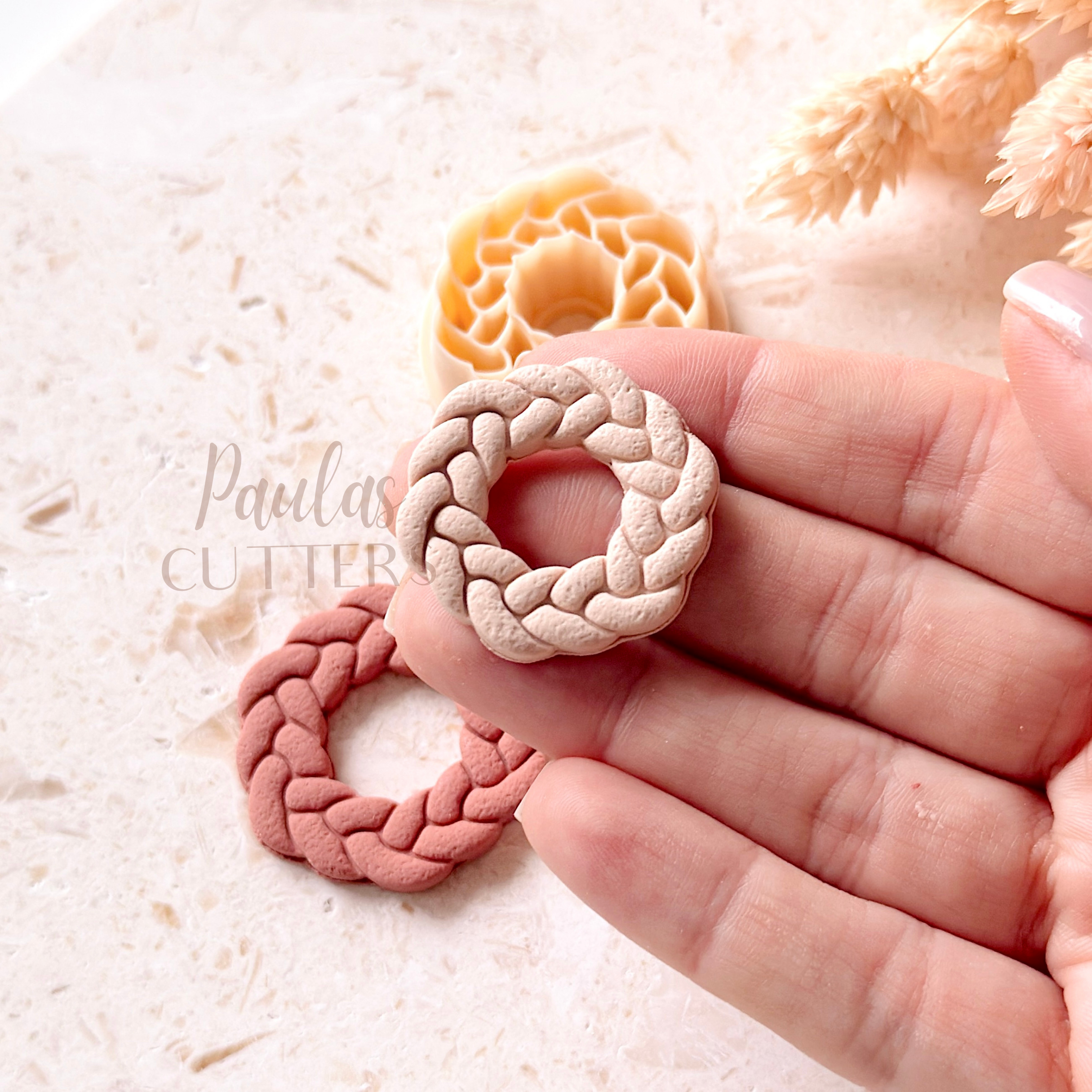 Polymer Clay Cutter, Round Shapes, Floral Earring Cutter Tool, Clay Cutters for Jewelry Making, G-28