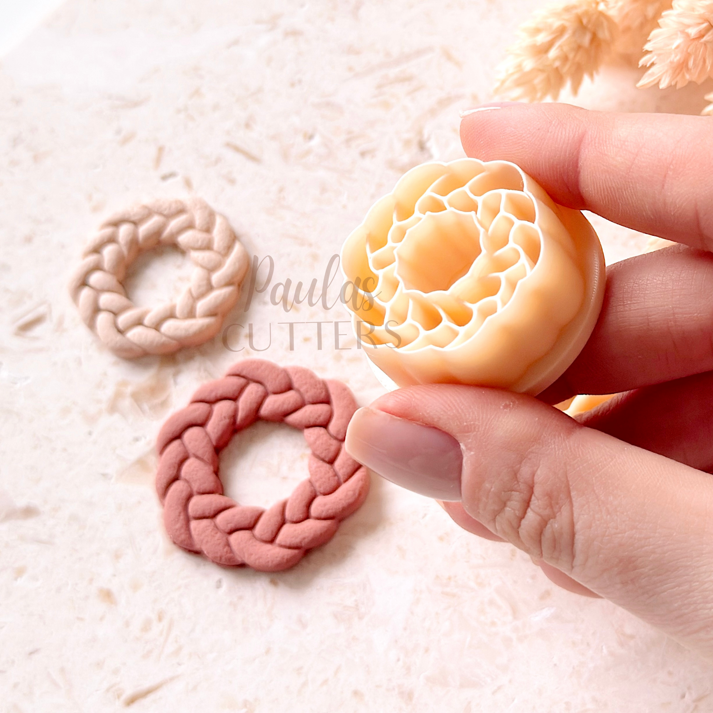 Polymer Clay Cutter, Round Shapes, Floral Earring Cutter Tool, Clay Cutters for Jewelry Making, G-28