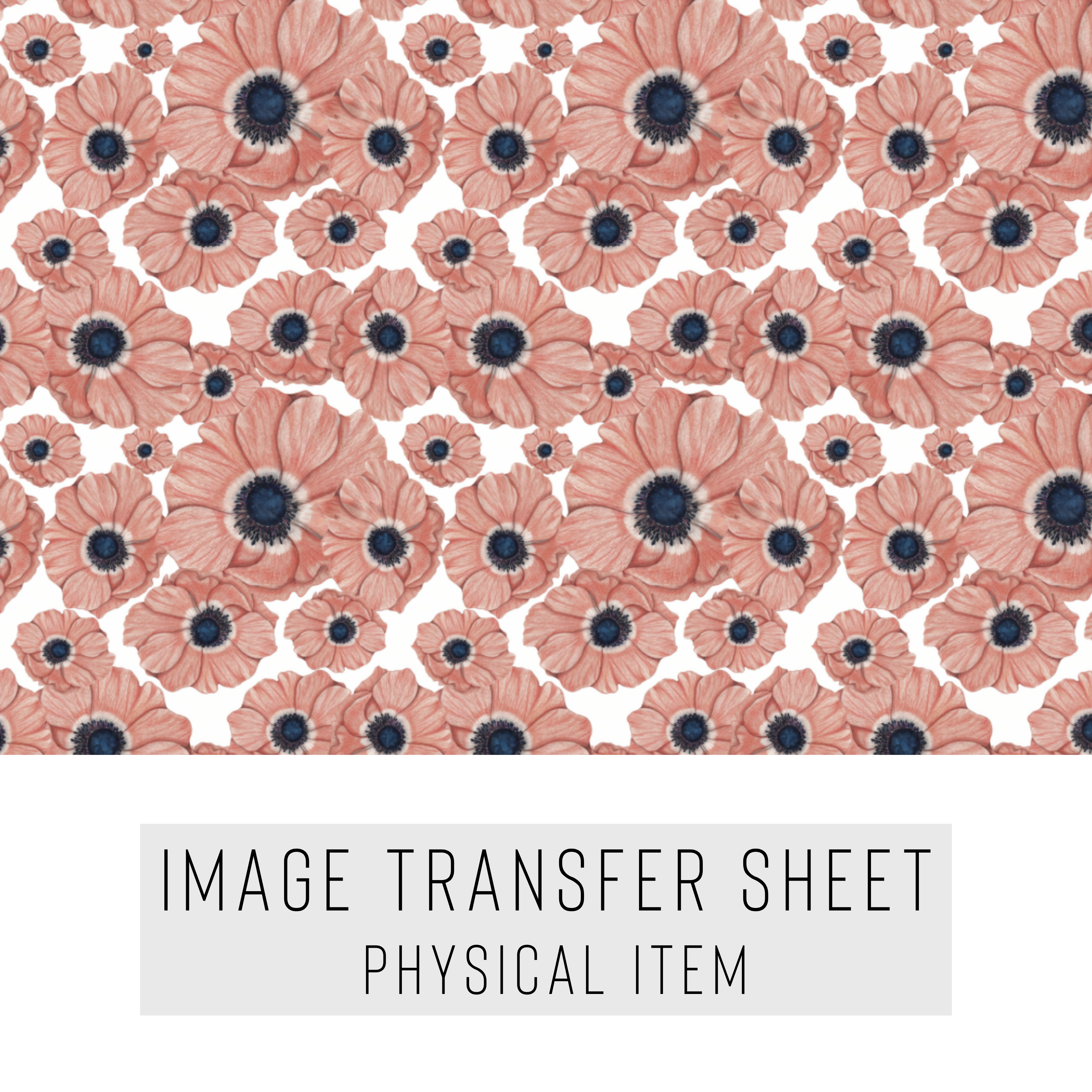 High quality water-soluble transfer paper applied on polymer clay, vibrant detailed pattern