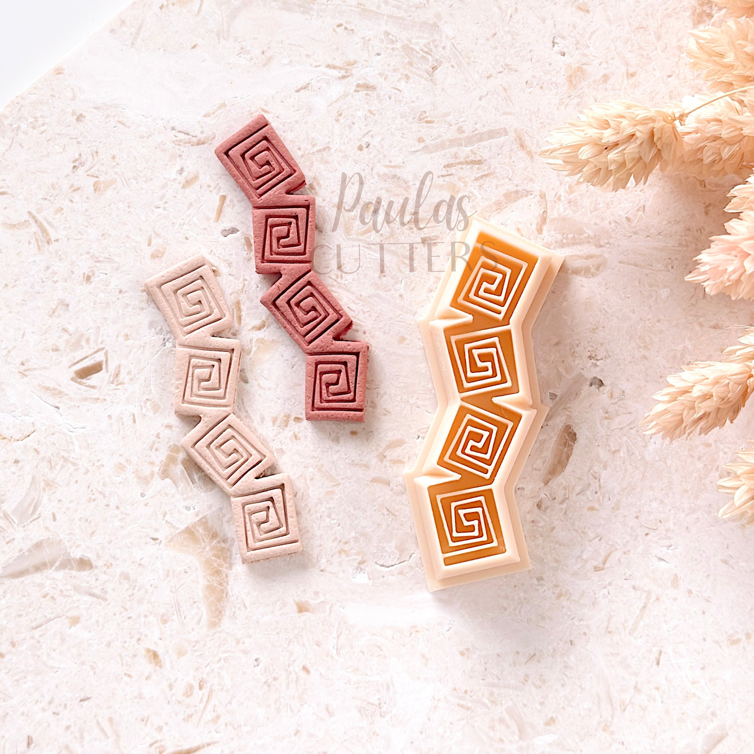 Polymer Clay Cutter, Pattern Shapes, Abstract Earring Cutter Tool, Clay Cutters for Jewelry Making, G-30