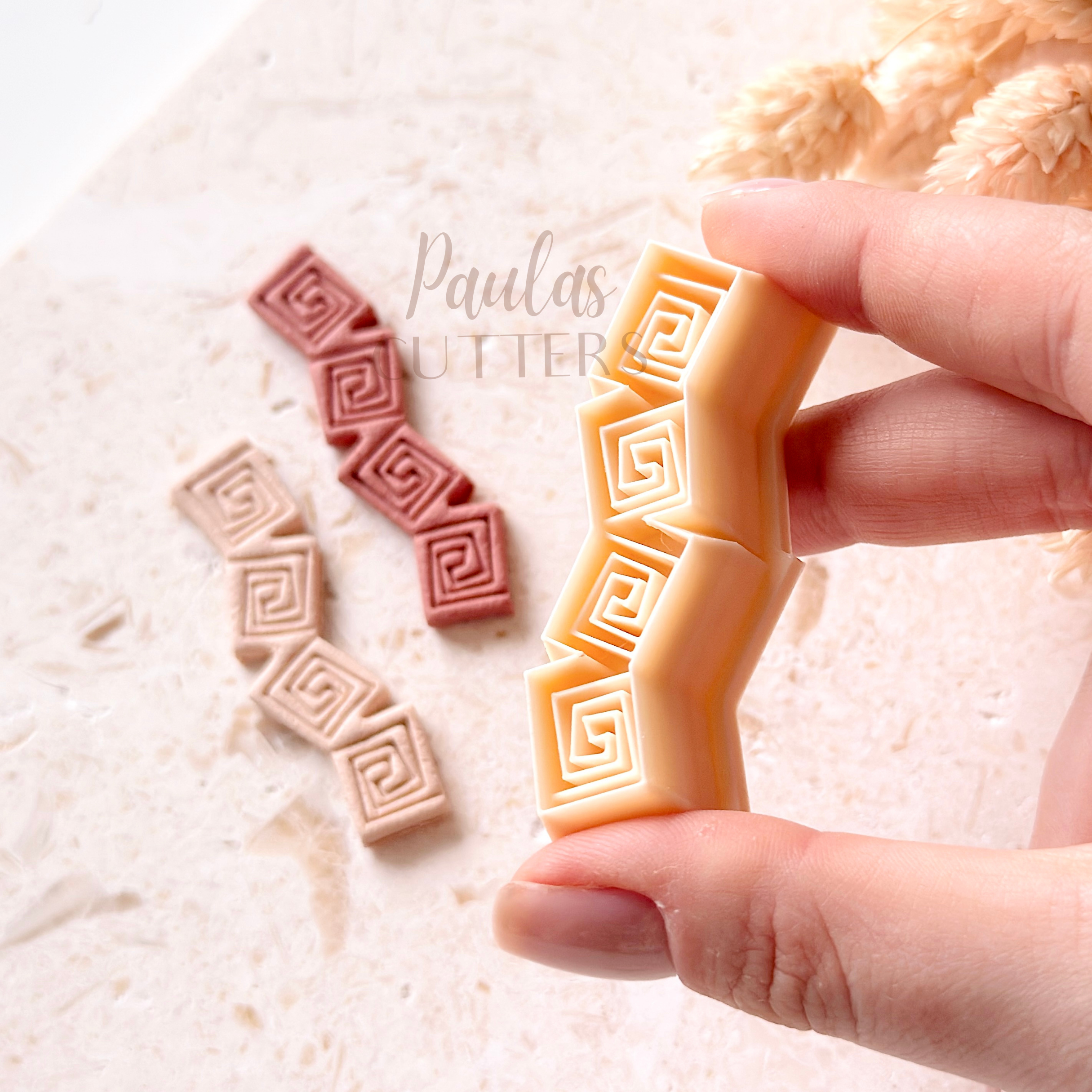 Polymer Clay Cutter, Pattern Shapes, Abstract Earring Cutter Tool, Clay Cutters for Jewelry Making, G-30