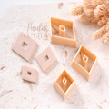 Polymer Clay Cutter, Diamond Shapes, Earring Cutter Tool, Clay Cutters for Jewelry Making, H-05