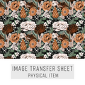 High quality water-soluble transfer paper applied on polymer clay, vibrant detailed pattern