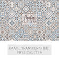 Papier transfert pour pâte polymère – Feuille hydrosoluble TP-455
