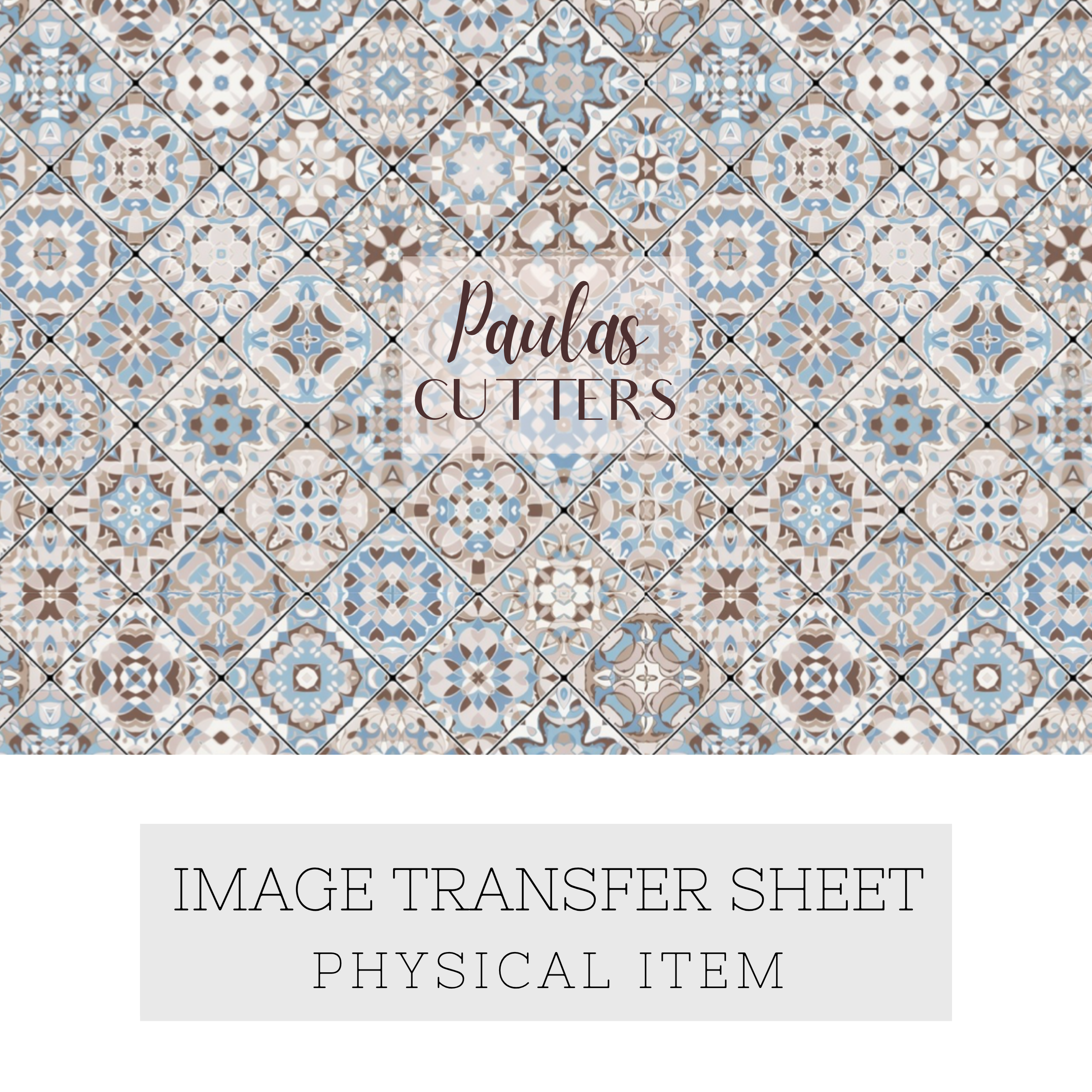 Papier transfert pour pâte polymère – Feuille hydrosoluble TP-455