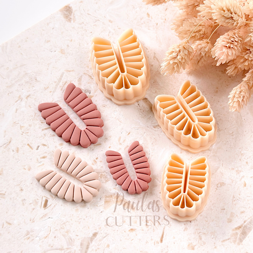 Polymer Clay Cutter, Leaf Shapes, Detailed Earring Cutter Tool, Clay Cutters for Jewelry Making, G-23